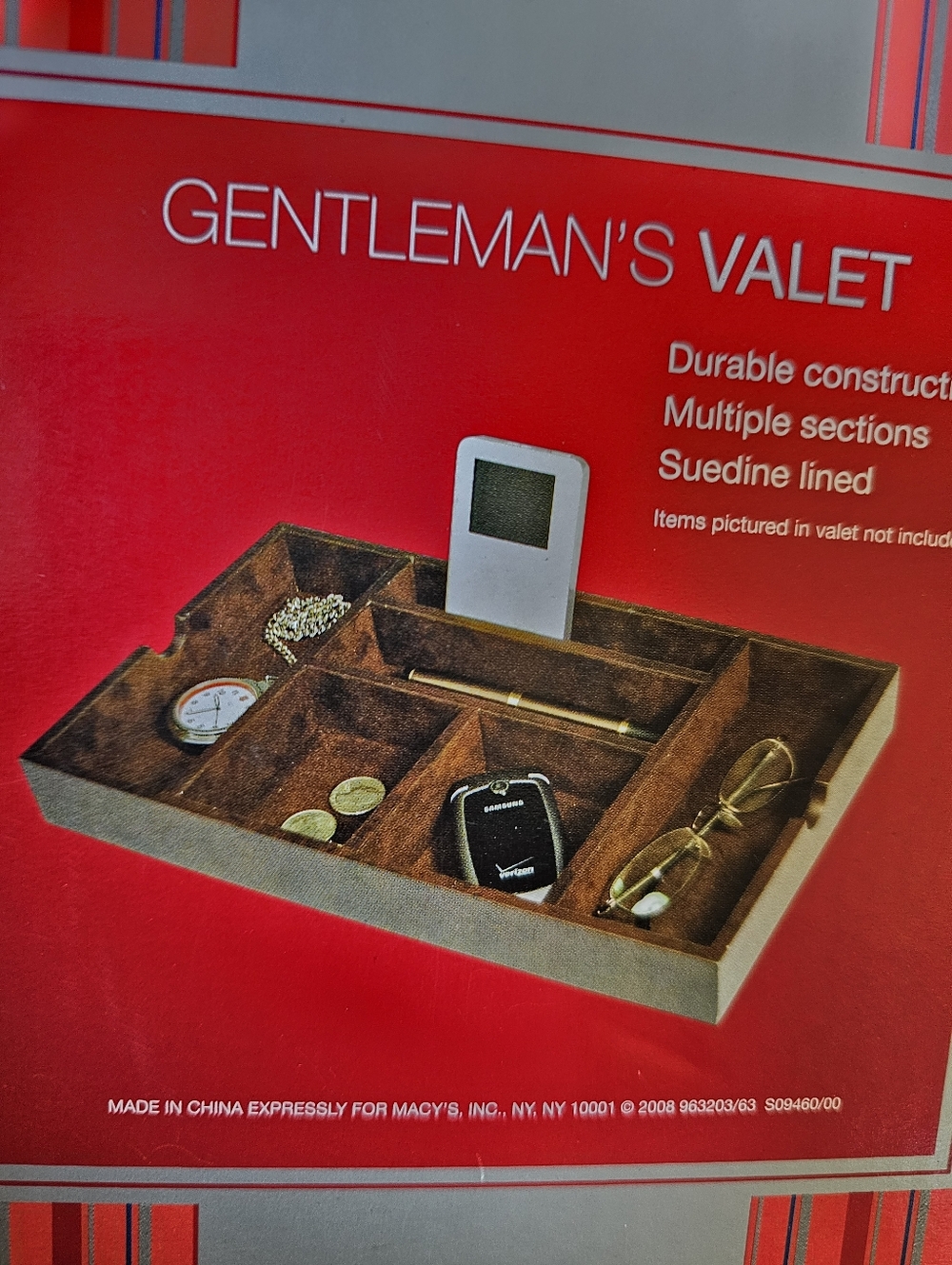 New John Ashford Gentleman's Vanity Valet Tray Organizer Macy's